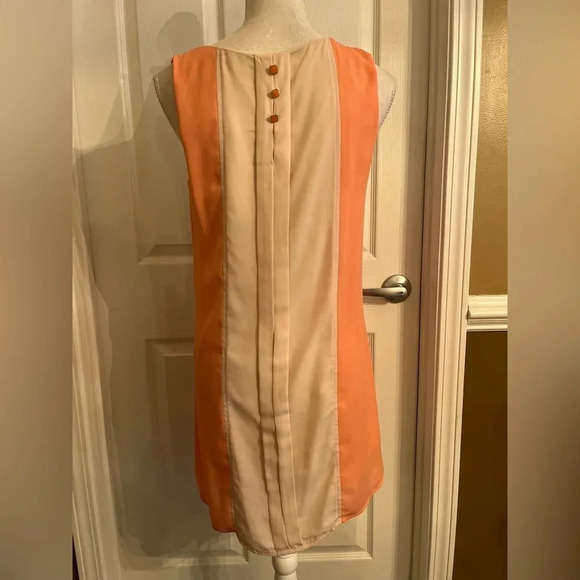 Blu Pepper Cream Orange‎ Boho Camisole Top/mini dress size Small fall colors - Picture 5 of 13